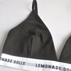 Braid With Logo Plunge Bralette Bra 1001