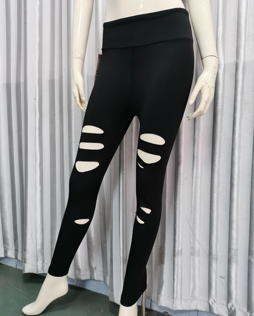 Special hole yoga pants YK205-1