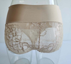 Bonding laser cut lace high waist brief