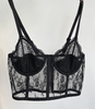 Lace sexy bustier crop cami top