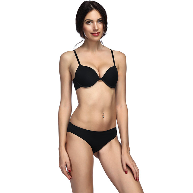 Smooth Crossover Back Front Button Underwire Bra 217