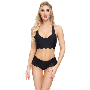 Laser Cutting Plunge Seamless Bra 2002